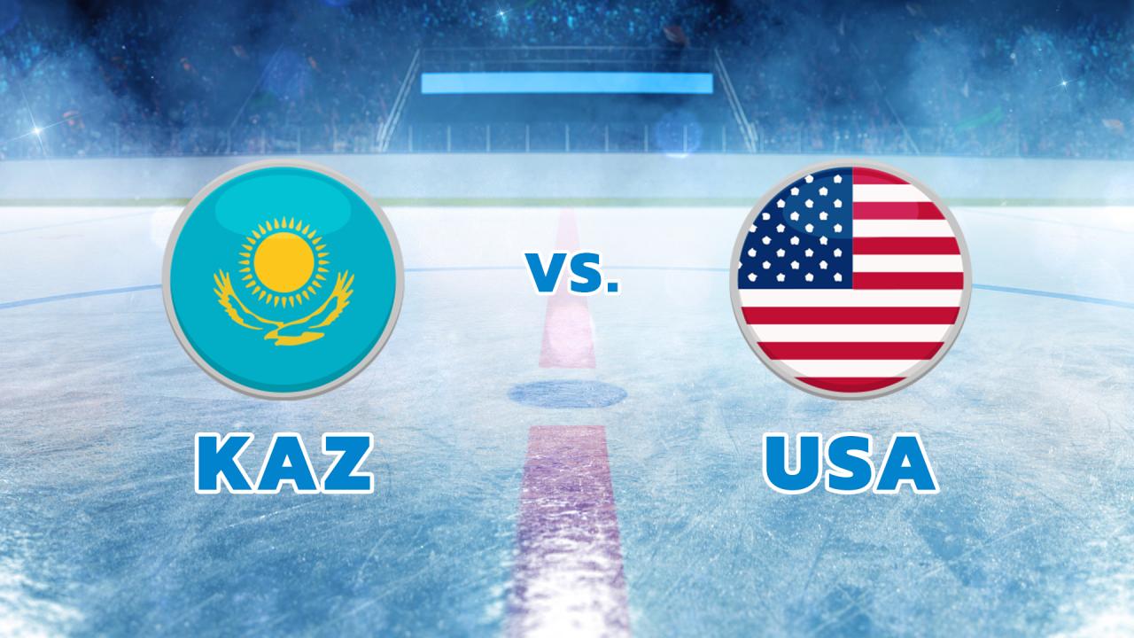MS v ledním hokeji mužů 2025 (Kazachstán - USA)