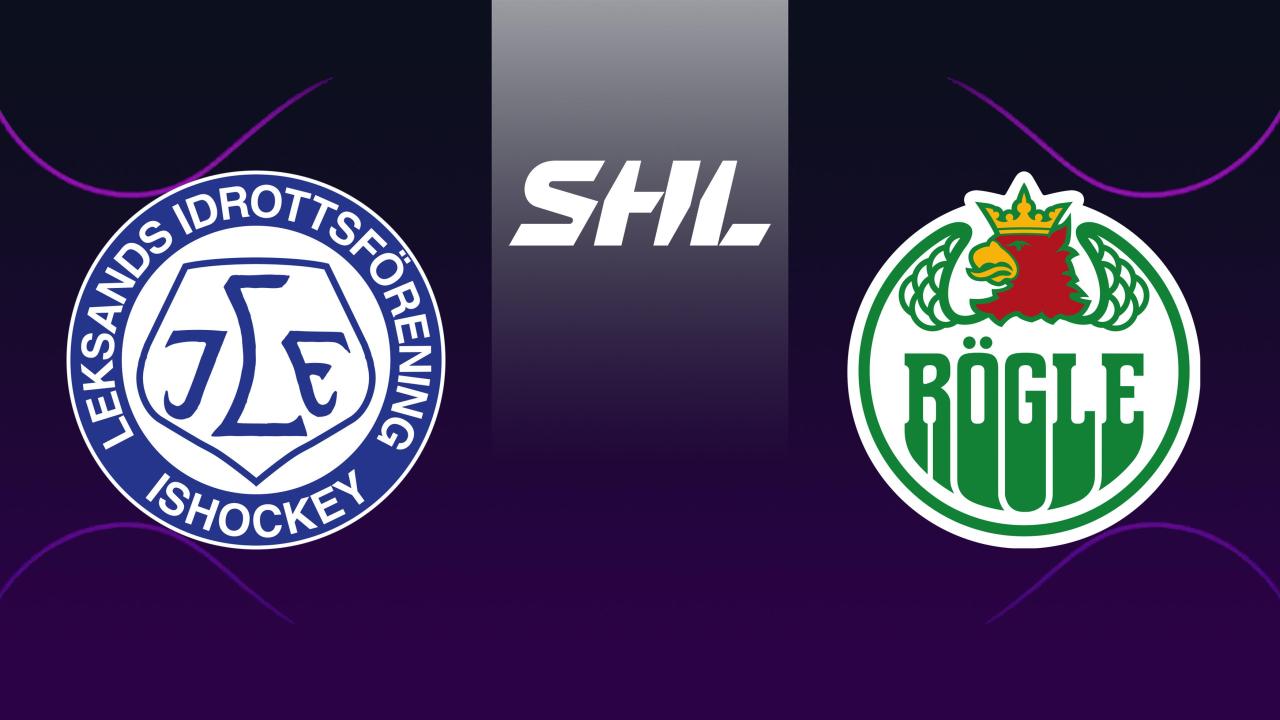 Lední hokej: SHL, základní část, Leksand - Rögle