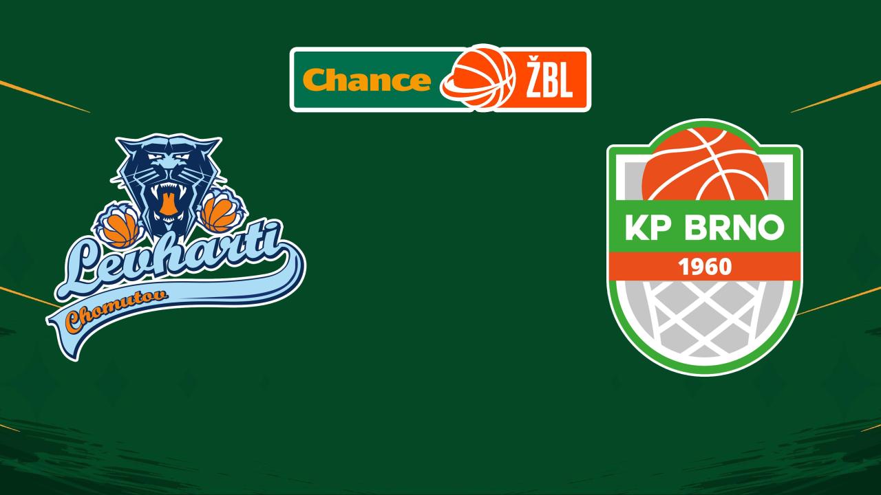 Ženská basketbalová liga: Levhartice Chomutov - KP TANY Brno (Ženská basketbalová liga, nejvyšší české basketbalové ligy žen)