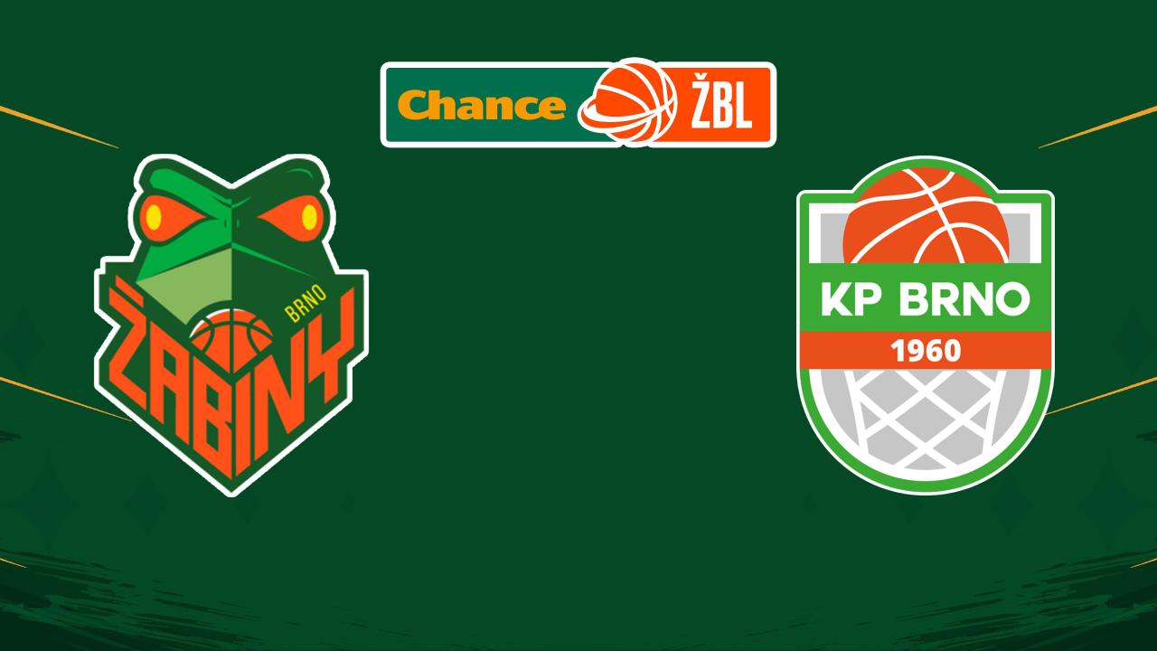 Ženská basketbalová liga: Žabiny Brno - KP TANY Brno (Ženská basketbalová liga, nejvyšší české basketbalové ligy žen)