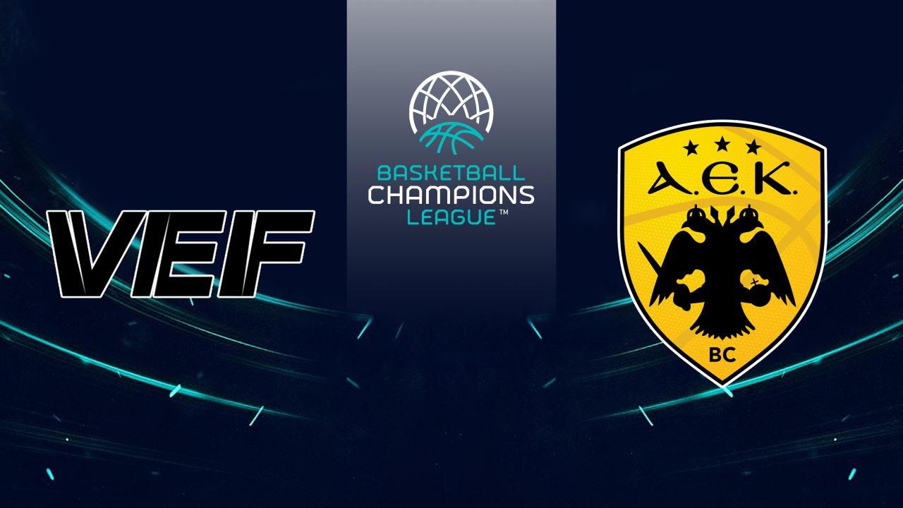 Basketbalová Liga mistrů: VEF Riga - AEK Betsson (Basketbalová Liga mistrů)