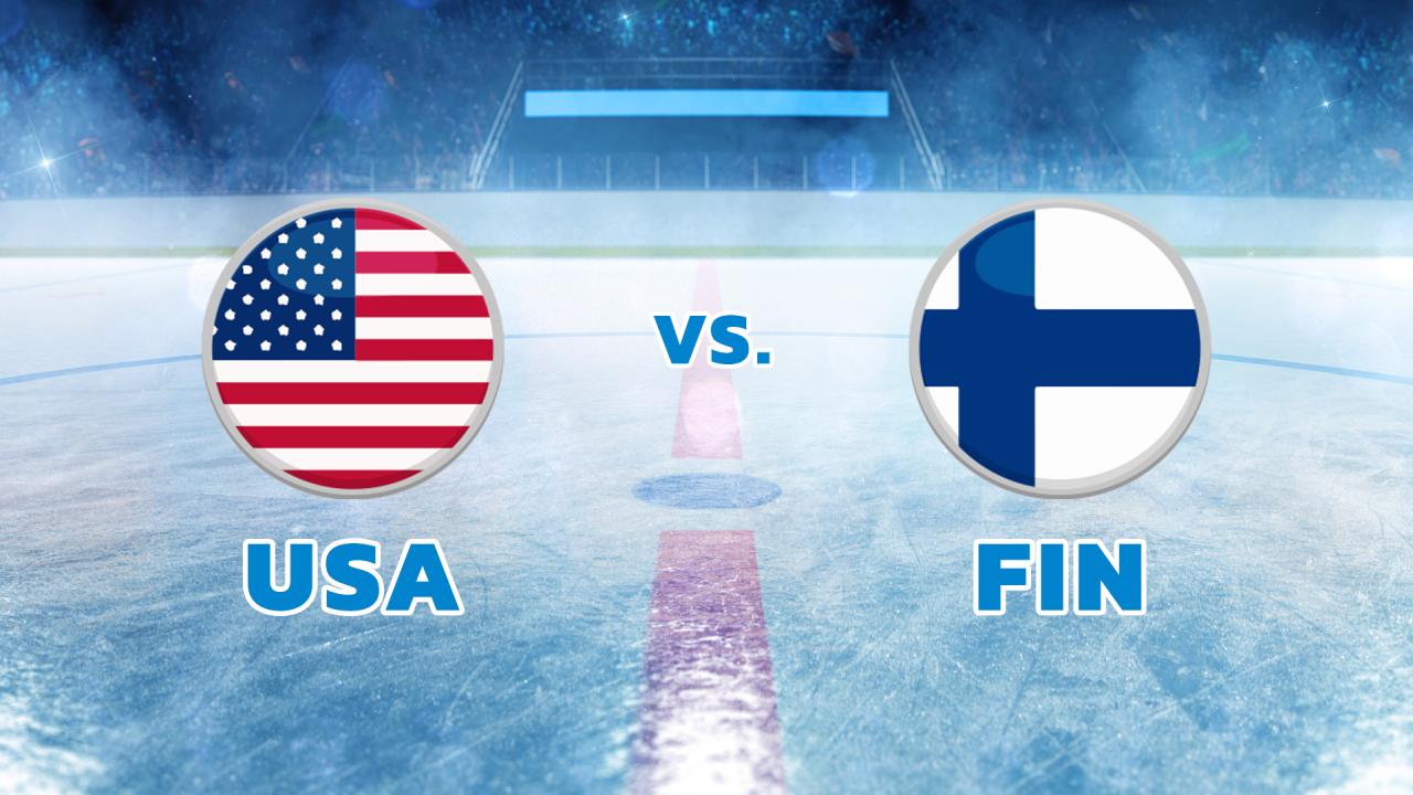 MS v ledním hokeji mužů 2025 (USA - Finsko)