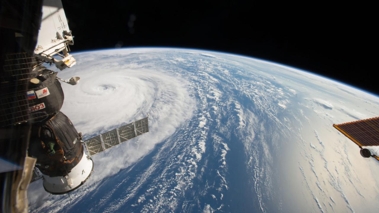 La tierra desde el espacio