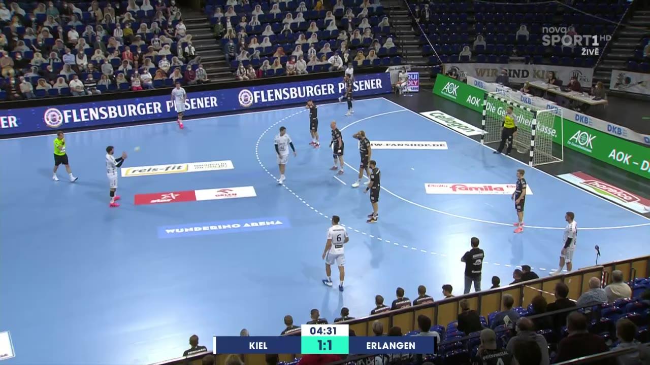 Házená: THW Kiel - HC Erlangen