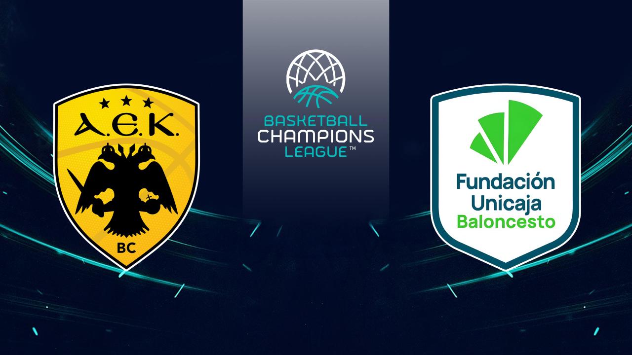 Basketbalová Liga mistrů: AEK Betsson - Unicaja (Basketbalová Liga mistrů)