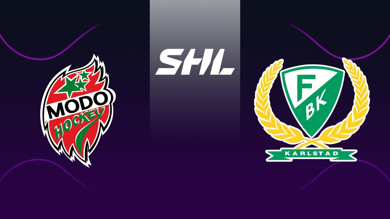 Lední hokej: SHL, základní část, MoDo - Färjestad