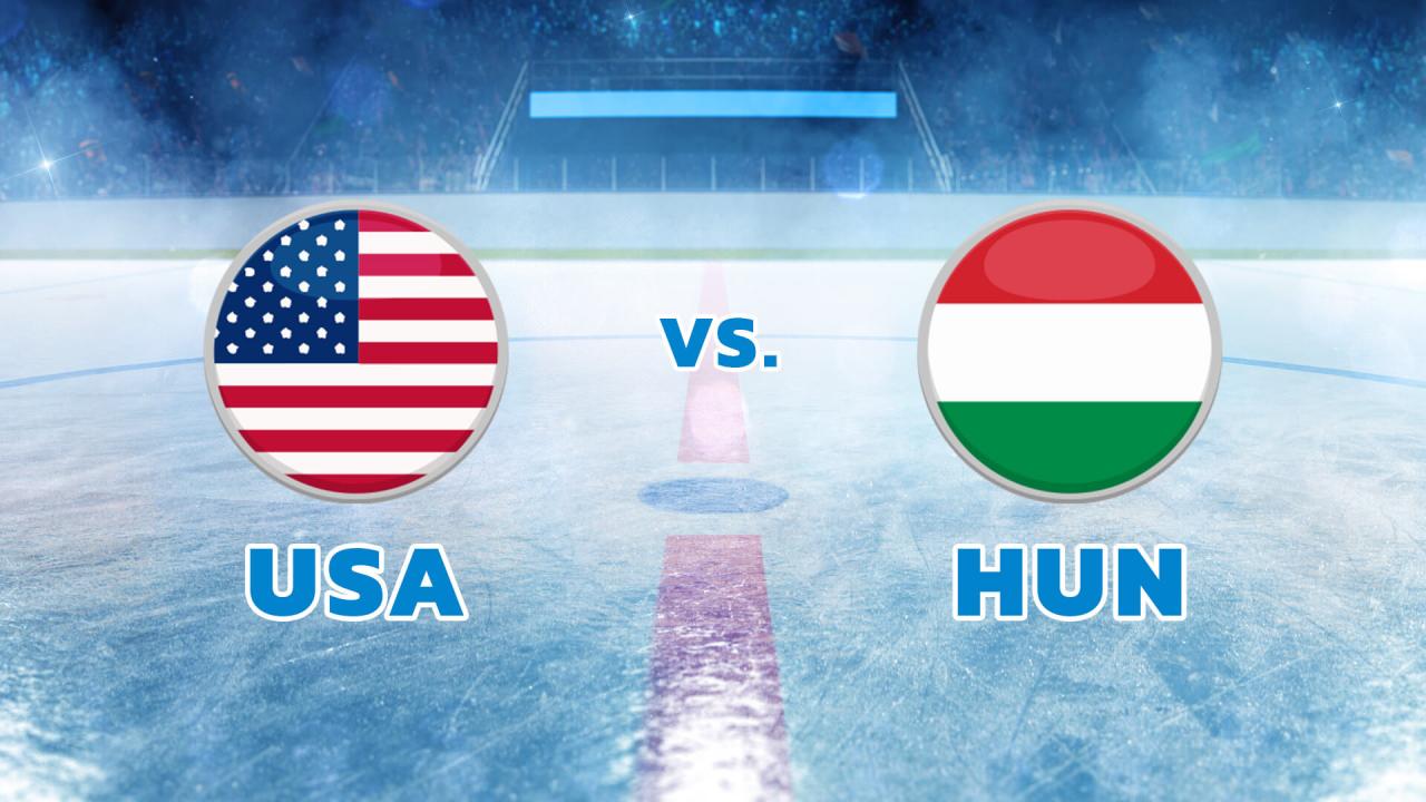 MS v ledním hokeji mužů 2025 (USA - Maďarsko)