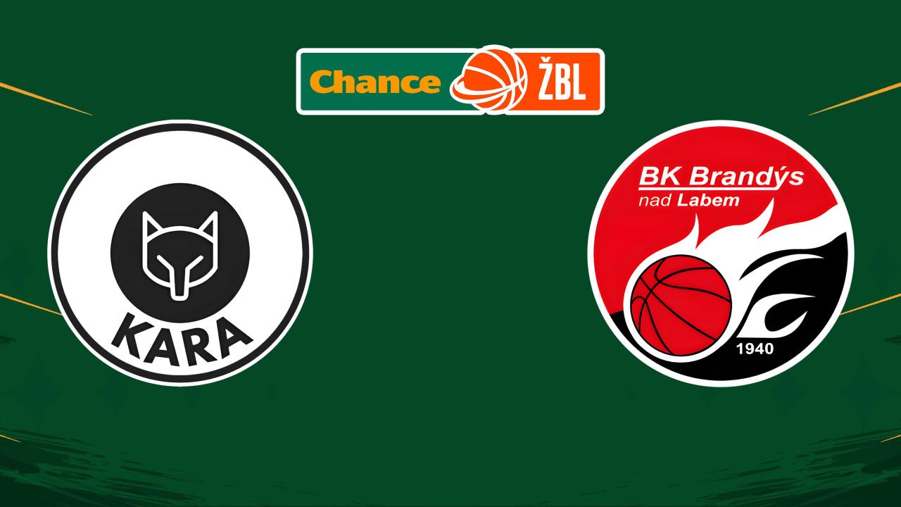 Ženská basketbalová liga: KARA Trutnov - DSK Basketball Brandýs (Ženská basketbalová liga, nejvyšší české basketbalové ligy žen)